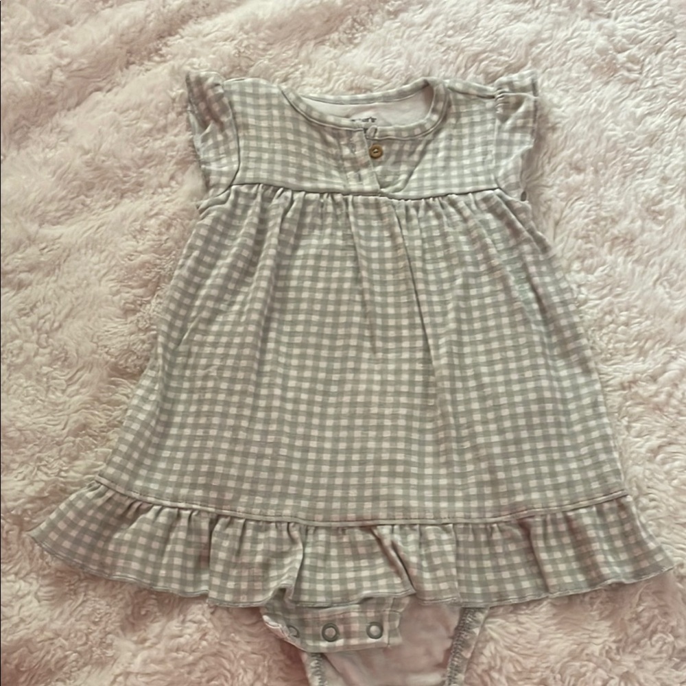 Carter's Baby Gingham Dress with Buttons
